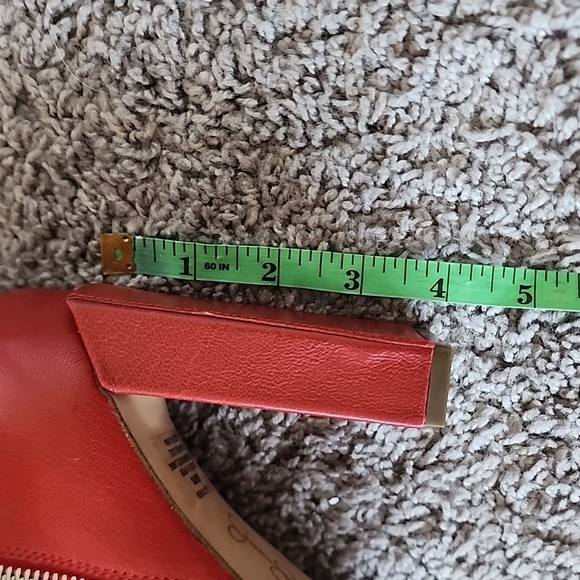 Jessica Simpson red Timea ankle boots-6M - Picture 11 of 11